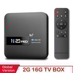 Boom-Boîtier Smart TV H20PRO,WiFi 6,Android 10,6K,4K,lecteur multimédia 3D,décodeur 2.4 P très rapide,WiFi 1080G et 5G - Type 2GB 16GB #A