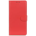 Xiaomi 14 Pro PU Litchi Skin Flip Deksel med Lommebok - Rød