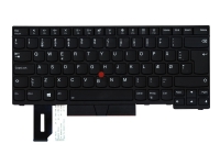 Primax - Erstatningstastatur for bærbar PC - med Trackpoint - bakbelysning - QWERTY - Dansk - FRU - for ThinkPad E480 E490 L380 L390 L480 T480s T490