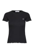 Maison Labiche Paris Folies Mini Patch Coeur/ Gots Svart