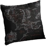SD Toys LOTR Map Of Middle Earth Square Cushion