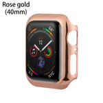 For Iwatch Apple Watch 4 40mm 44mm Screen Protectors Hard Pc Rose Gold