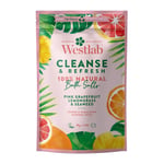 Westlab - 1Kg - Cleanse Epsom & Himalayan Salts Infused with Lemongrass & Pink G