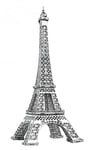 Clever Paper Puzzle 3D Tour Eiffel Argent