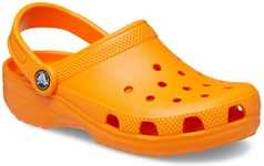 Crocs Infant Girls Sandals Clogs Classic Slip On orange UK Size