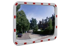Be Basic Trafikkspeil firkantet 60 x 80 cm med reflekser -