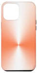 Coque pour iPhone 13 Pro Max Couleur corail simple minimaliste