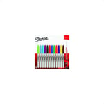 Sharpie Fine Tip Permanent Marker - Assorted Colours (Pack of 12)