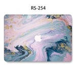 Convient pour étui de protection pour ordinateur portable Apple AirPro housse de protection pour macbook couleur marbre boîtier d'ordinateur-RS-254- 2019Pro16 (A2141)