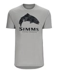 Simms Trout Regiment Camo T-Shirt CinXXL Myk og behagelig t-skjorte i grått