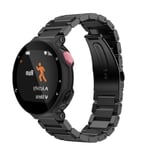Universal Smart Watch Watch med tre stålremsor för Garmin Forerunner 220 / 230 / 235 / 630 / 620 / 735 Black