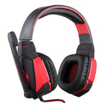 Casque Gaming Kotion Each G4000 Basses Profonde Microphone - Rouge