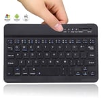 Portable 8" Wireless Bluetooth Keyboard for iPad Samsung Tablet, iOS, Android
