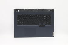 Lenovo Legion 5-17ACH6 Keyboard Palmrest Top Cover Czech Blue 5CB1D01910