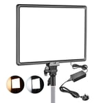 Neewer Ultra-Slim LED Video Light, 40W 3200K-5600K CRI95+ Dimmable Bi-Color LED Soft Light Panel with LCD Display for Game Live YouTube TikTok Video Photography Zoom Meeting (Battery Not Included)
