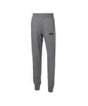 Puma Mens Essentials Fleece Pants - Grey Cotton - Size 2XL