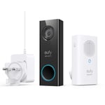eufy Security Wi-Fi Video Doorbell, 2K Resolution, No Monthly Fees, Local Sto...