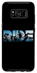 Coque pour Galaxy S8 Dirt Bike Ride On Funny Motocross Biker MX Moto Lover