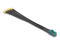 Delock - Antennkabel - Mini Fakra Z Connector (Hane) Till Sma (P) - 20 Cm - Ral 5021, Vattenblå