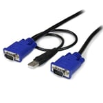 Startech 1,8 m 2-i-1 ultratunn USB KVM-kabel