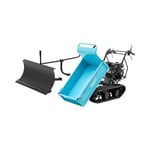 hillvert Minidumper - Banddriven dumper Upp till 350 kg 4.1 kW bensinmotor Inkl. snöblad