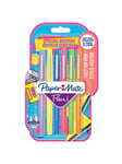 Paper Mate Flair filtspetspennor | Mediumspets (0,7 mm) | Retrofärger | 6 stycken