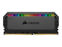 Corsair Dominator Platinum RGB 64 Go (2x32 Go) DDR4 3200 (PC4-28800) C16 1.35V AMD Mémoire optimisée - Noir