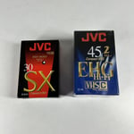 Bundle 3X JVC EHG 45 Camcorder Cassette Tapes VHS C EC-30 SX New/Sealed