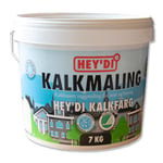 Hey'di Kalkmaling hvit 7kg 