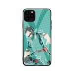 FUTURECASE Anime Boku no Tempered Glass Phone Case for iPhone 6 6S 7 8 Plus 10 X XR XS Max 11 Pro SE 2020 Back Covers (2, iPhone 11)