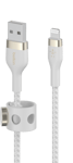 Belkin Boost Charge Pro Flex USB-A till Lightning 3m, Vit