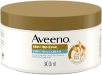 Aveeno Skin Renewal Smoothing Cream, 24-Hour Hydration, Smooths Rough, Dry and B