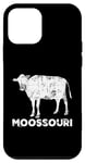Coque pour iPhone 12 mini Drôle Missouri État Du Midwest Vache Bovins Humour