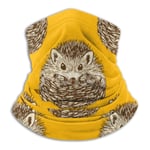 Jiayou J Cute Hedgehog Ski Cover Cold Weather Face Cover Neck Warmer Fleece Hood Winter Hats