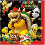 Super Mario Party Napkins Children's Party Paper Napkins Serviettes Tableware 16