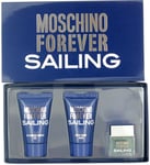 Forever Sailing By Moschino For Men Set: EDT 0.12 + Shower Gel 0.8 + ASB 0.8