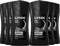 Lynx Black Shower Gel Men'S Body Wash, 225 Ml (6 Pack)