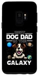 Coque pour Galaxy S9 Best Dog Dad In The Galaxy Brittany Dog Puppy Dogs Lovers