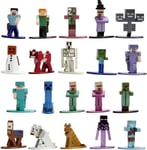 Minecraft Nano Metalfigs 20 Pack Wave 2 1.65 Inch Die-Cast Metal Figures