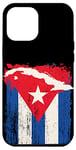 Coque pour iPhone 15 Pro Max Drapeau Cuba Support Patrimoine Cubain Carte de pays île Graphique