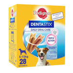 Pedigree DentaStix Daily Oral Care – Bâtonnets à mâcher pour petit chien – Pour une bonne hygiène bucco-dentaire – 16 sachets de 7 sticks