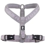 Hurtta Casual Padded Dog Y-Harness, Ash, 22 in