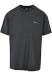 Urban Classics Men's Oversized Small Embroidery tee T-Shirt, Black, M