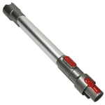 SPARES2GO Adjustable Telescopic Rod Wand Pipe Tube Compatible with Dyson V7 SV11 Vacuum Cleaner (Aluminium Grey)