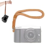 LXH Cotton Camera Wrist Strap Hand Wrist Strap Compatible with Sony A6300 A6500 RX10 IV X100F X100S X70 X-Pro2 X-E3 X30 Pentax Panasonic Leica Sony Samsung M4/3 NEX