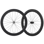 Shimano Ultegra R8170 C60 TL Disc Road Wheelset - 700c 12mm Front 142x12mm Rear Black Centerlock Pair 10-11 Speed Clincher