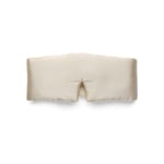 Emily's pillow Masque de Nuit Bandeau en Pure Soie de Mûrier - 19 Momme - Champagne - 100% Ajustable - 70 cm
