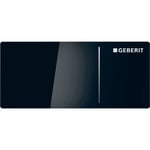 Geberit Omega70 Betjeningsplate Sort / Glass - 115.083.SJ.2