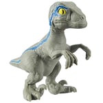 Stretch Jurassic World. Jurassic Raptor Blue. Fully Stretchable Dinosaur. Amazing Stretchy Fun. Perfect Christmas/Birthday Present for 40 to 8 Year Olds. Stretchy Tactile Toys.