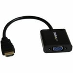 StarTech.com Adaptateur d'Affichage Haut Débit 1080p 60Hz HDMI vers VGA - Convertisseur Vidéo Actif HDMI vers VGA (Mâle vers Femelle) pour Ordinateur Portable/PC/Moniteur (HD2VGAE2)